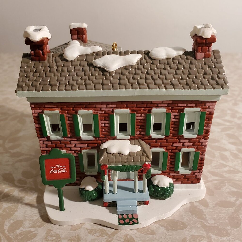 Coca Cola Christmas Ornament Trim A Tree The Pemberton House 1991